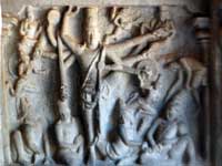 mahabali puram Vishnu Upholding the Universe from the stone sculptures